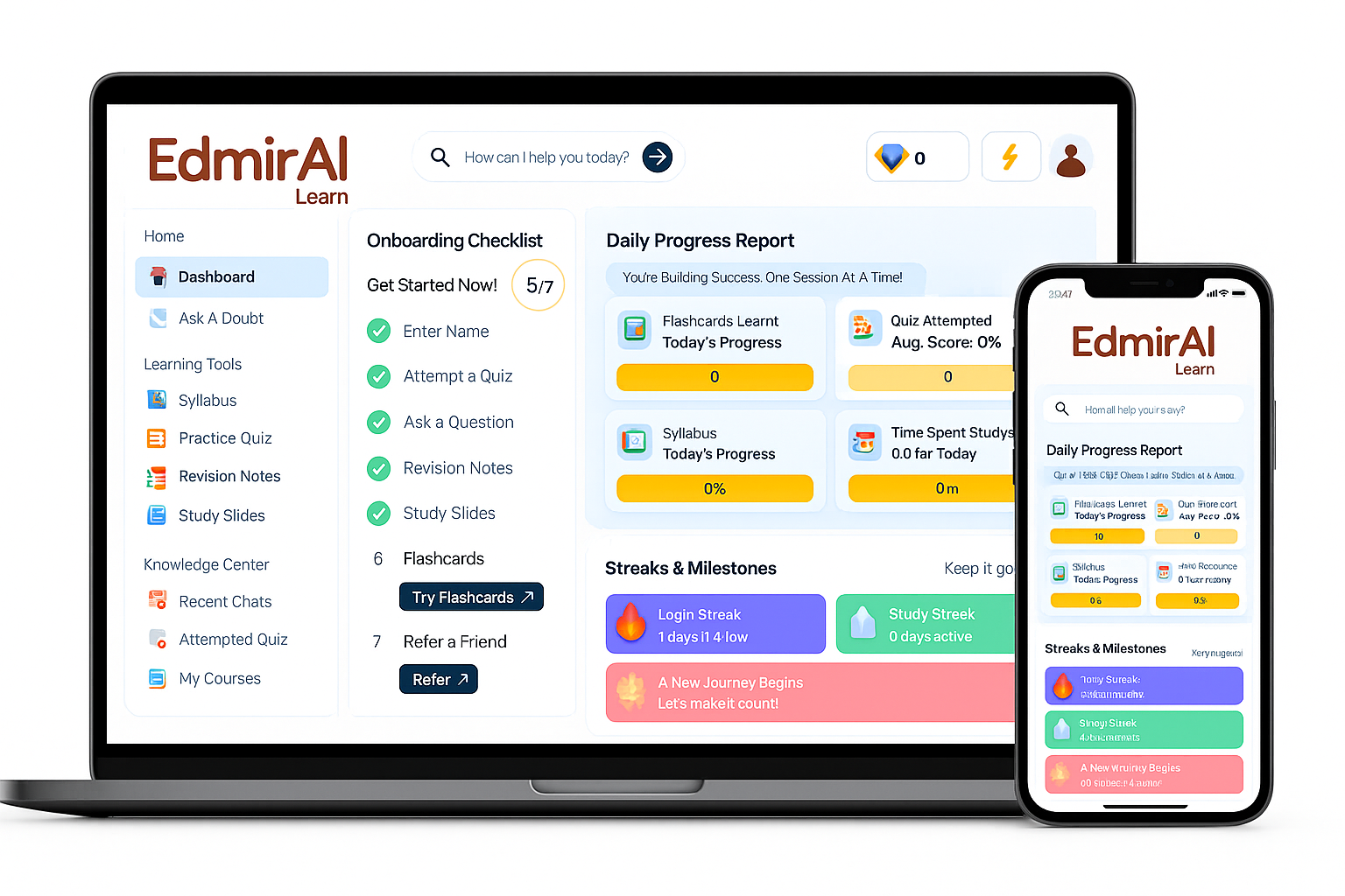 AI Learning Dashboard